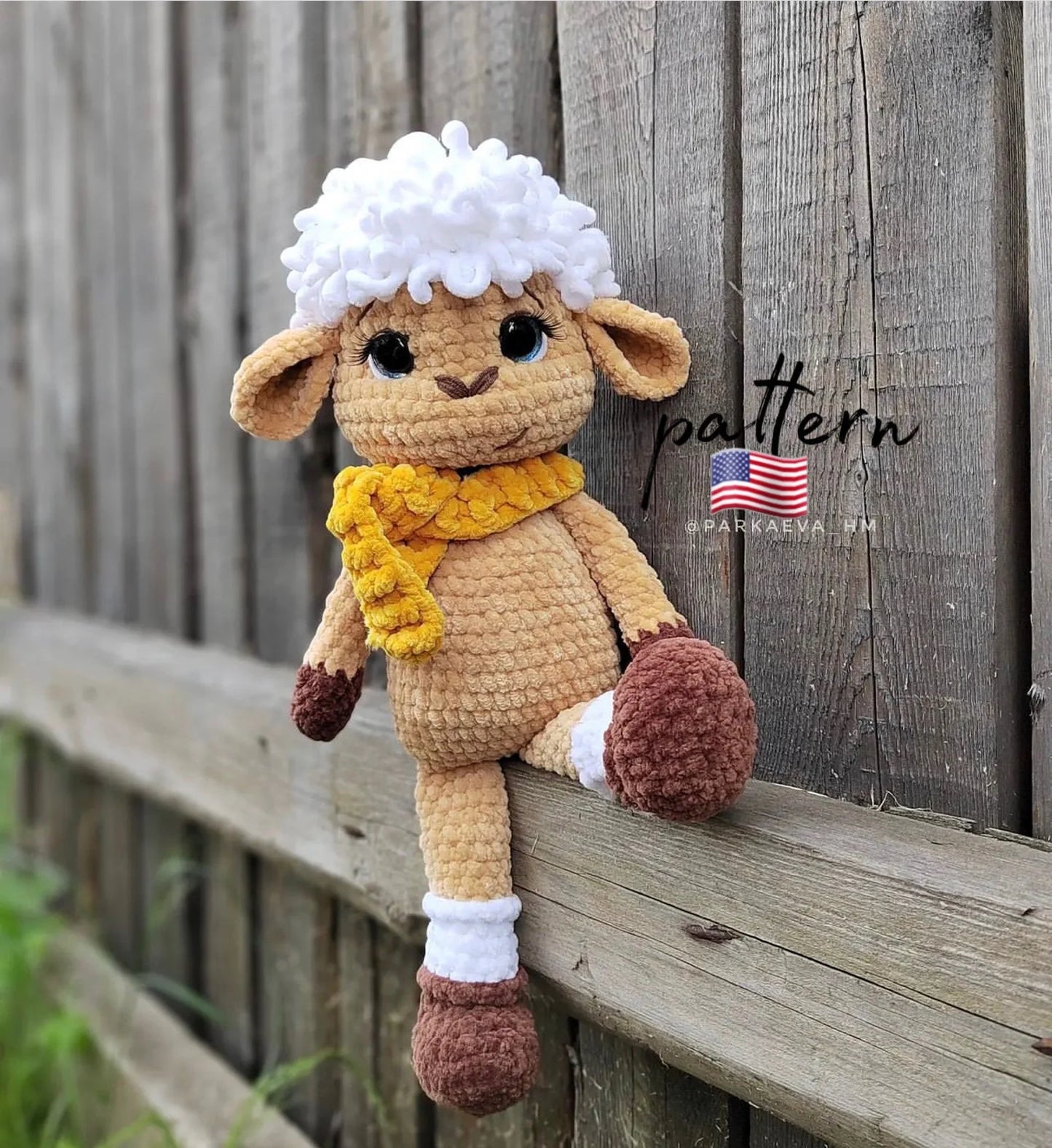 Sheep crochet pattern / Amigurumi pattern / Stuffed sheep pattern / Crochet plush sheep / Crochet animal pattern / Stuffed animals /Handmade