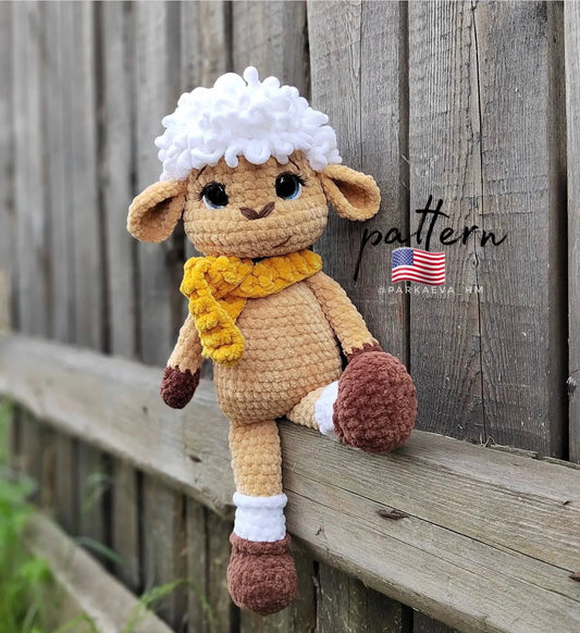Sheep crochet pattern / Amigurumi pattern / Stuffed sheep pattern / Crochet plush sheep / Crochet animal pattern / Stuffed animals /Handmade